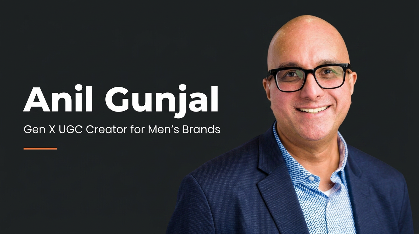 Anil Gunjal | Gen X UGC Creator for Men's Brands